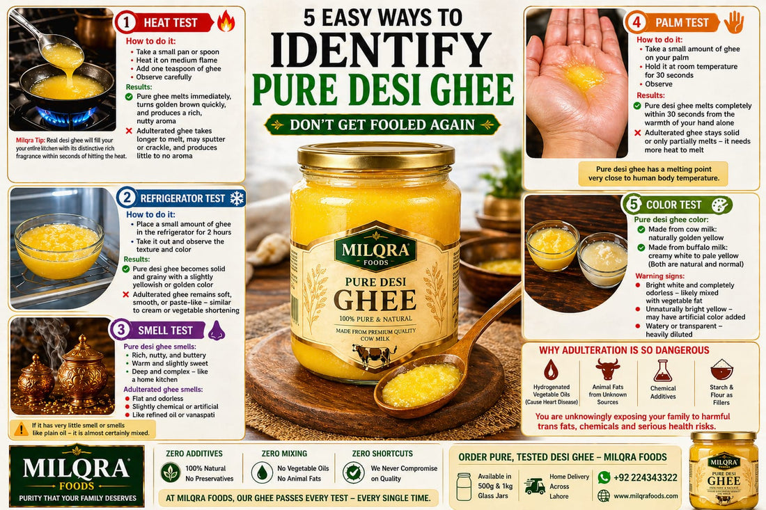 5 Easy Ways to Identify Pure Desi Ghee
