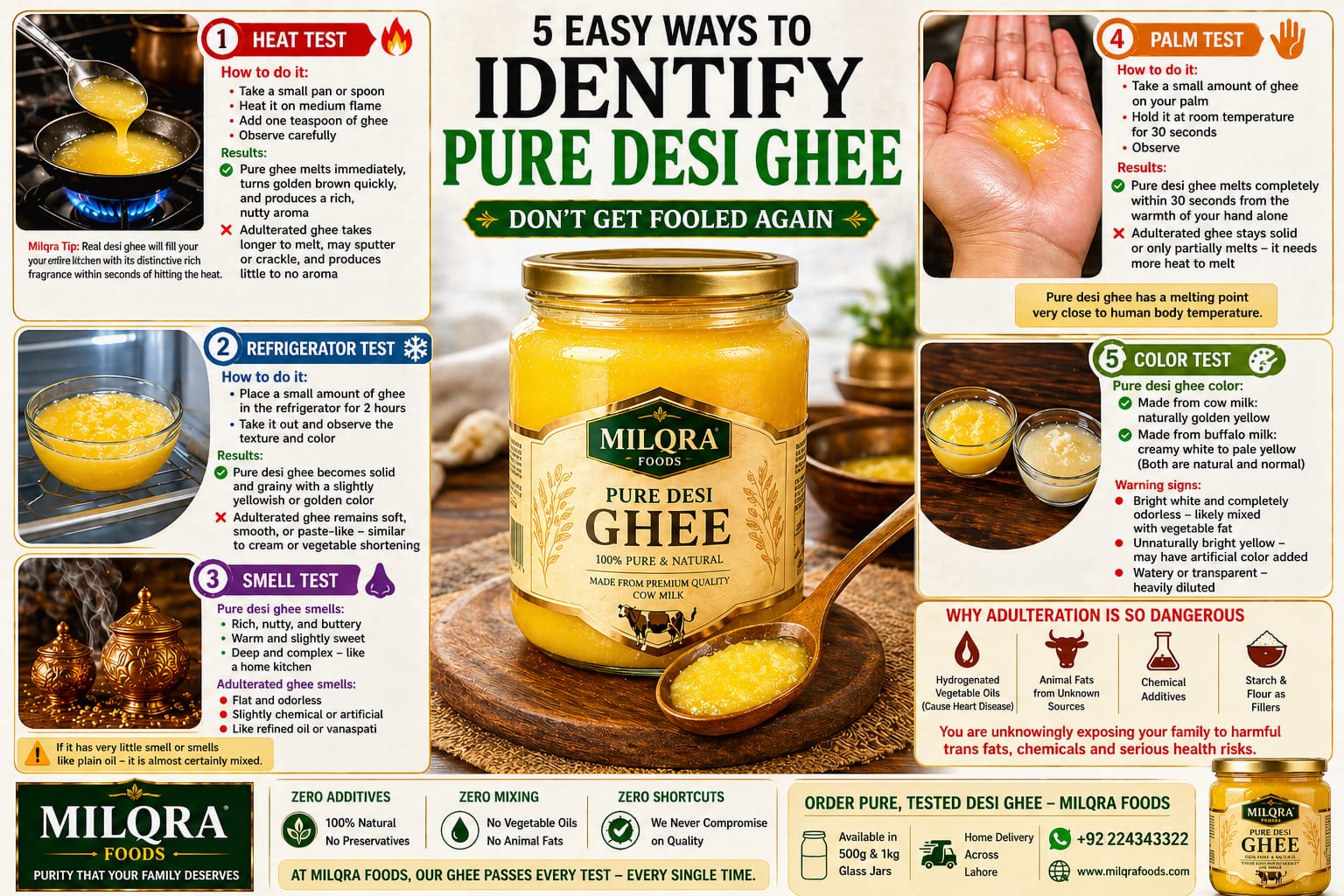 Asli Aur Nakli Desi Ghee Mein Farq